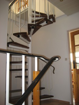 Treppe zum Dachgeschoß